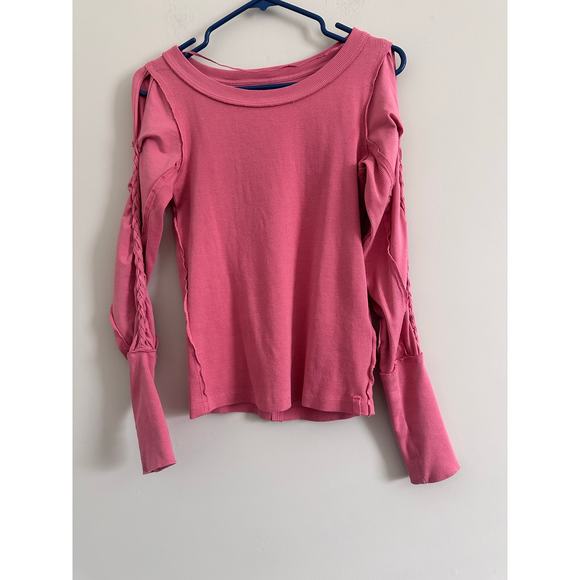 Free People Daisy Chain Cuff Long Sleeve Blouse Size Small - Picture 3 of 4